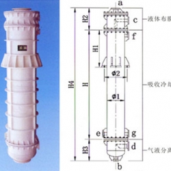 石墨改性聚丙烯降膜吸收器